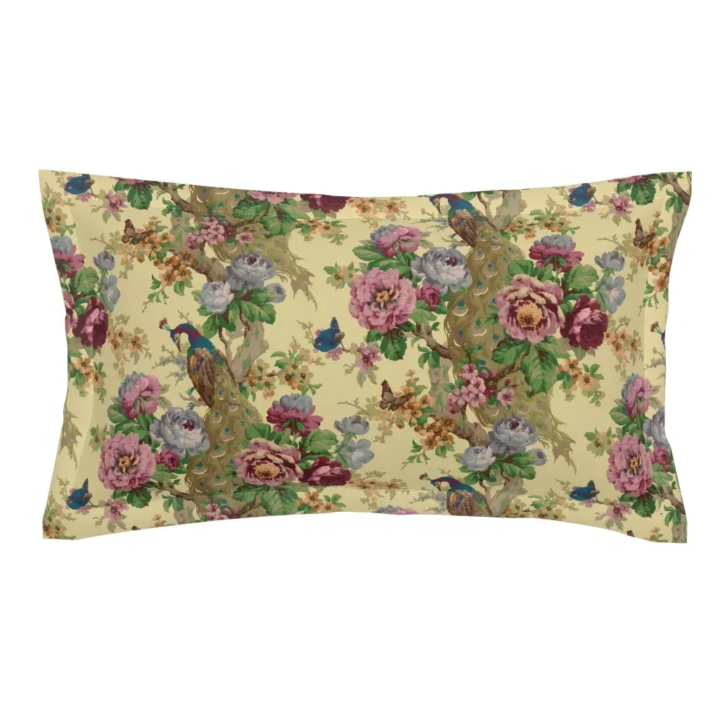 Peacock & Rose King Size Pillow Sham - Pink product