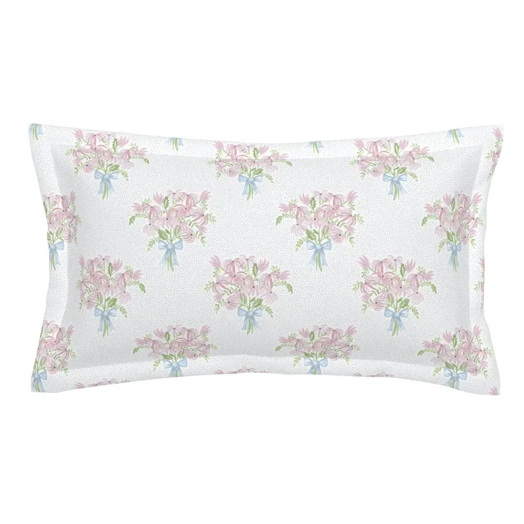 Pearl Bouquet King Pillow Sham - Pink product