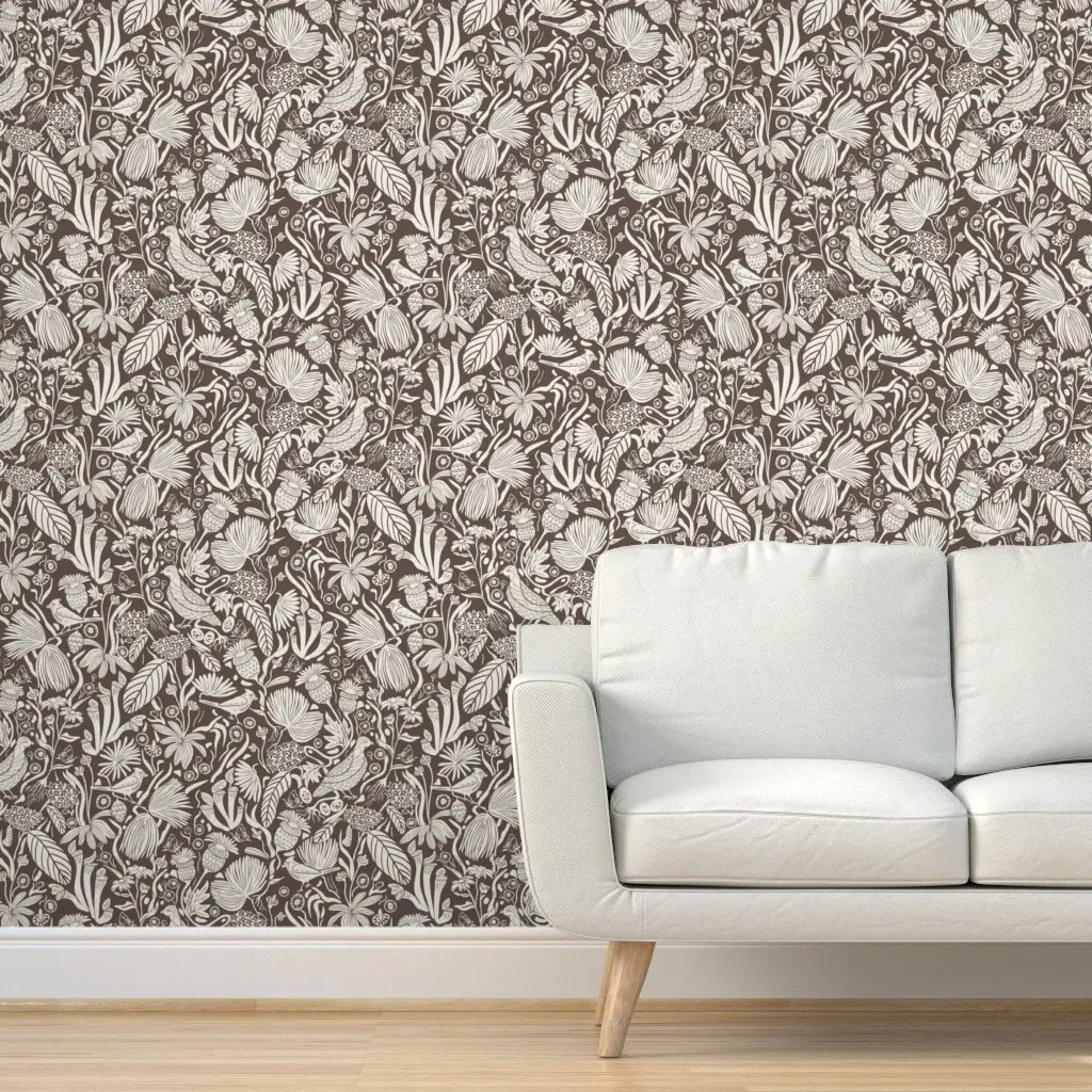 Peck And Plume Charlotte's Peel and Stick Wallpaper - Brown product