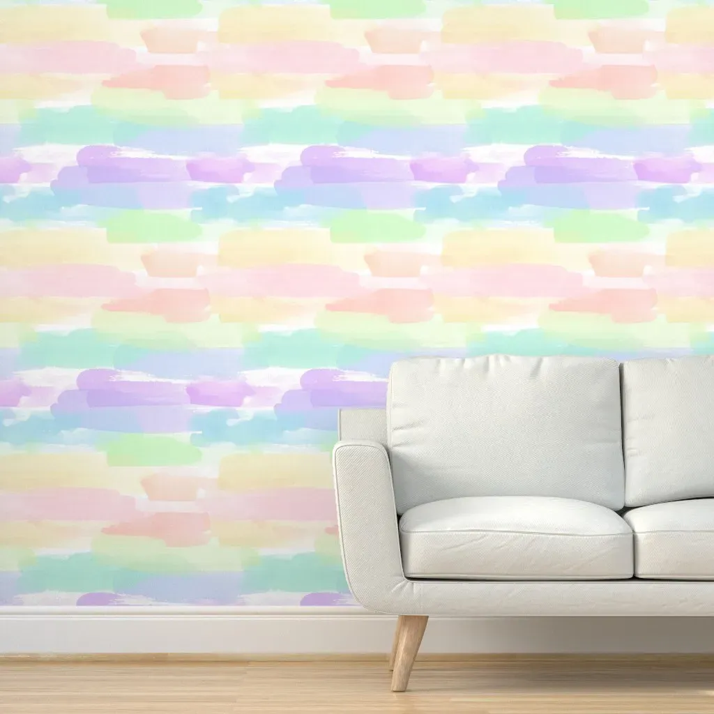 Peel and Stick Abstract Wallpaper - Light Pink product