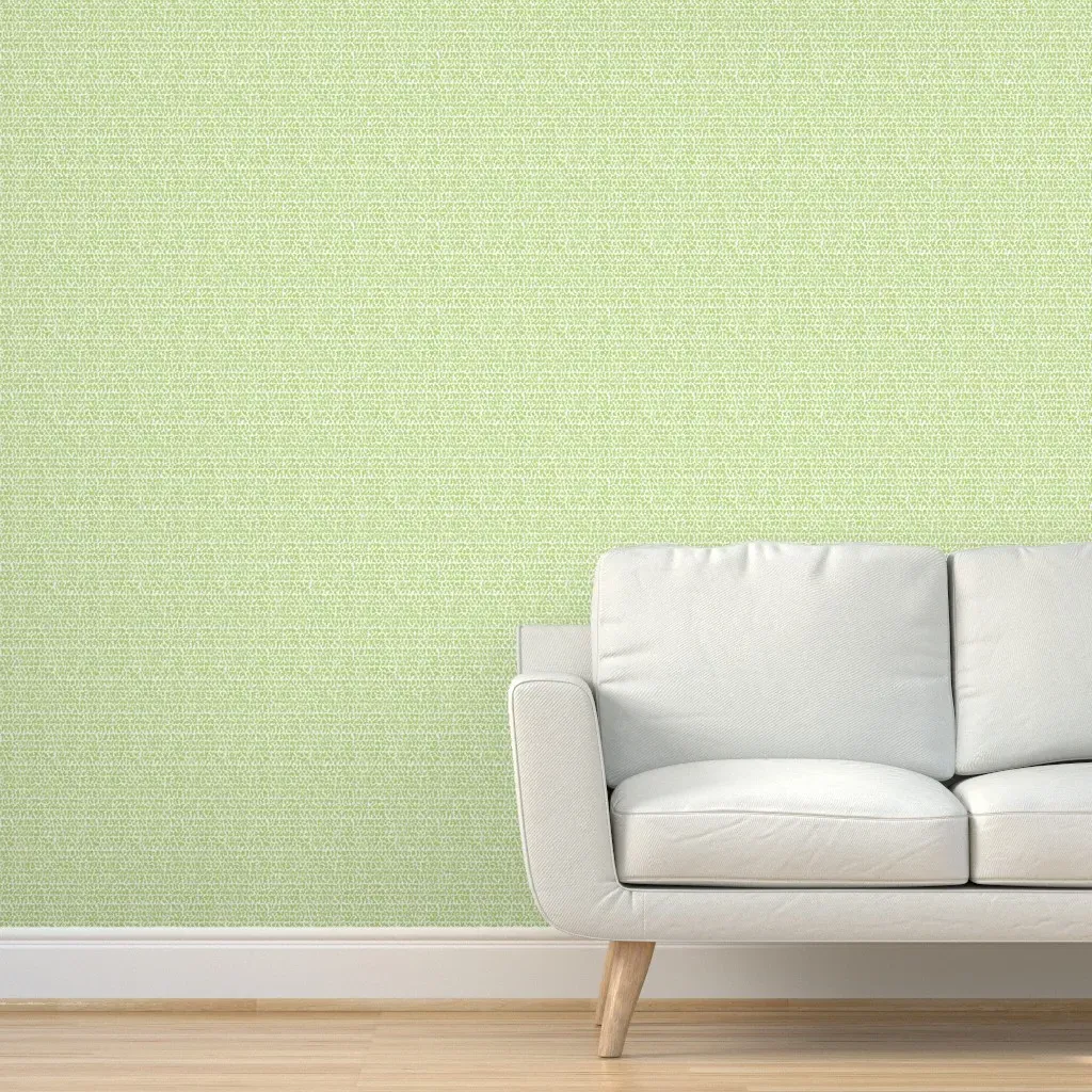 Peel and Stick Ditsy Leaves Removable Wallpaper - Green product