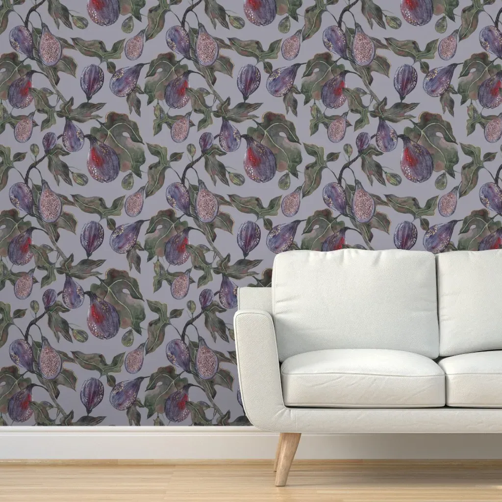 Peel and Stick Fig Print Wallpaper - Removable product