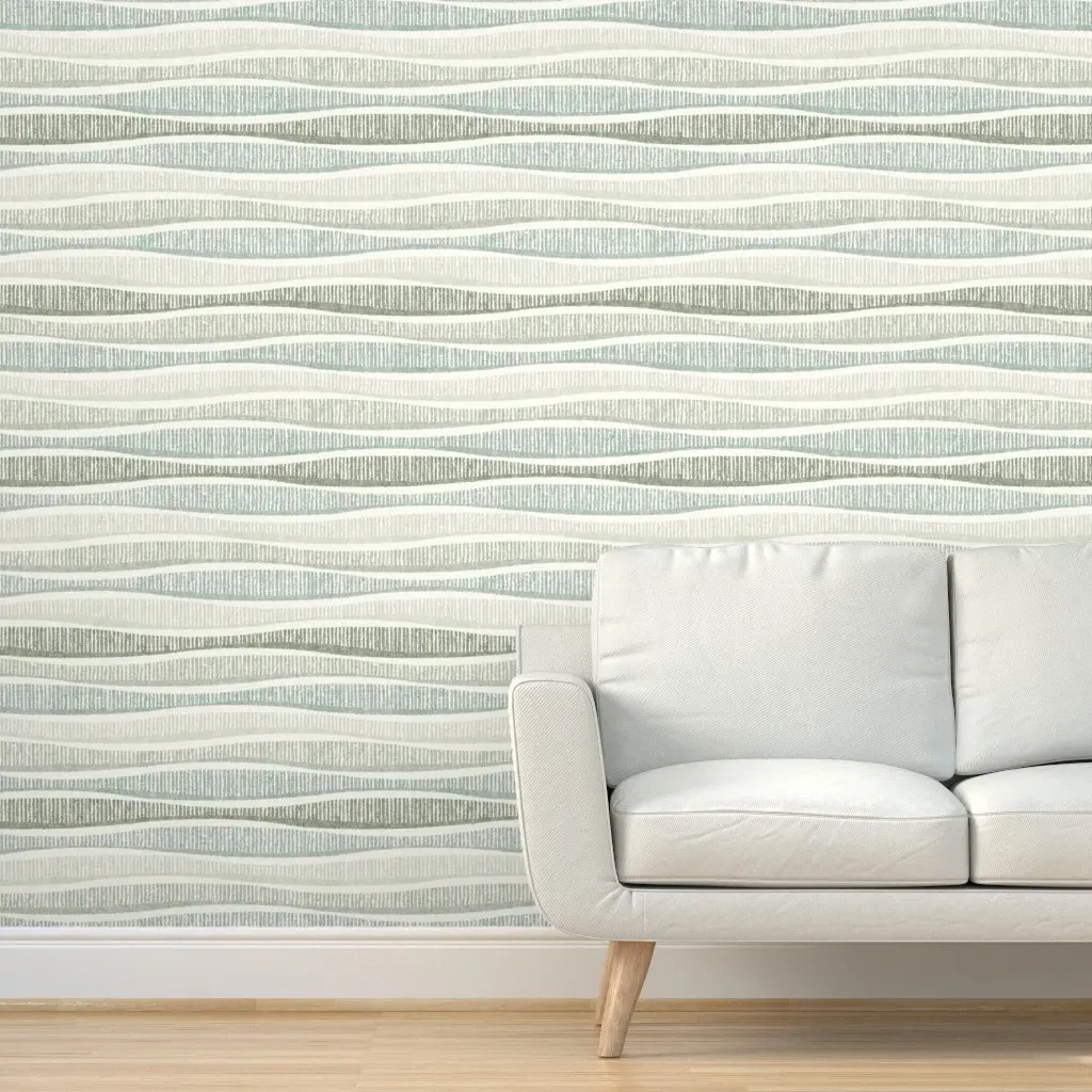 Peel and Stick Fringe Wallpaper - Light Gray product