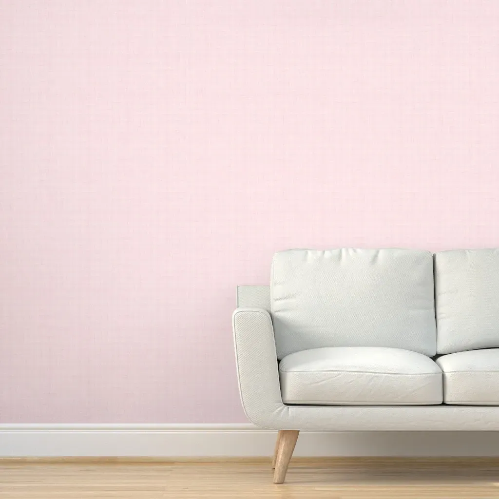 Peel and Stick Gingham Checks Plaid Wallpaper - Pink product