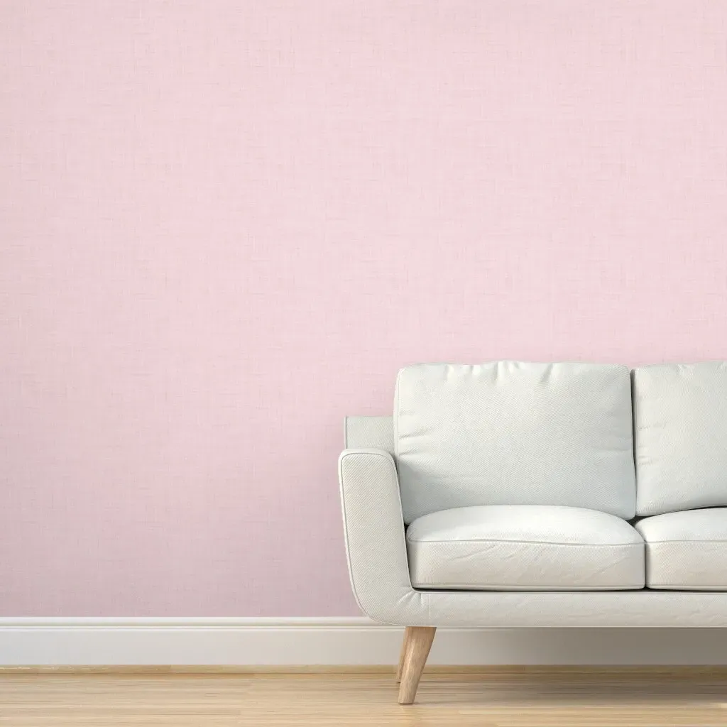 Peel and Stick Linen Textured Wallpaper - Pink product