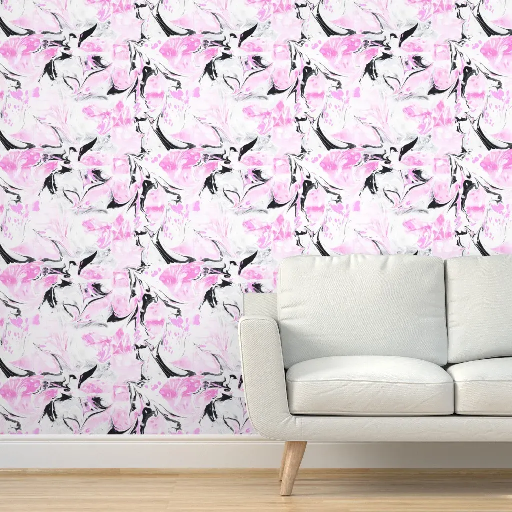 Peel and Stick Marble Wallpaper Removable - White product