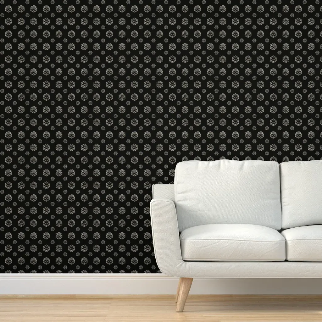 Peel and Stick Removable Wallpaper - Black, Beige product