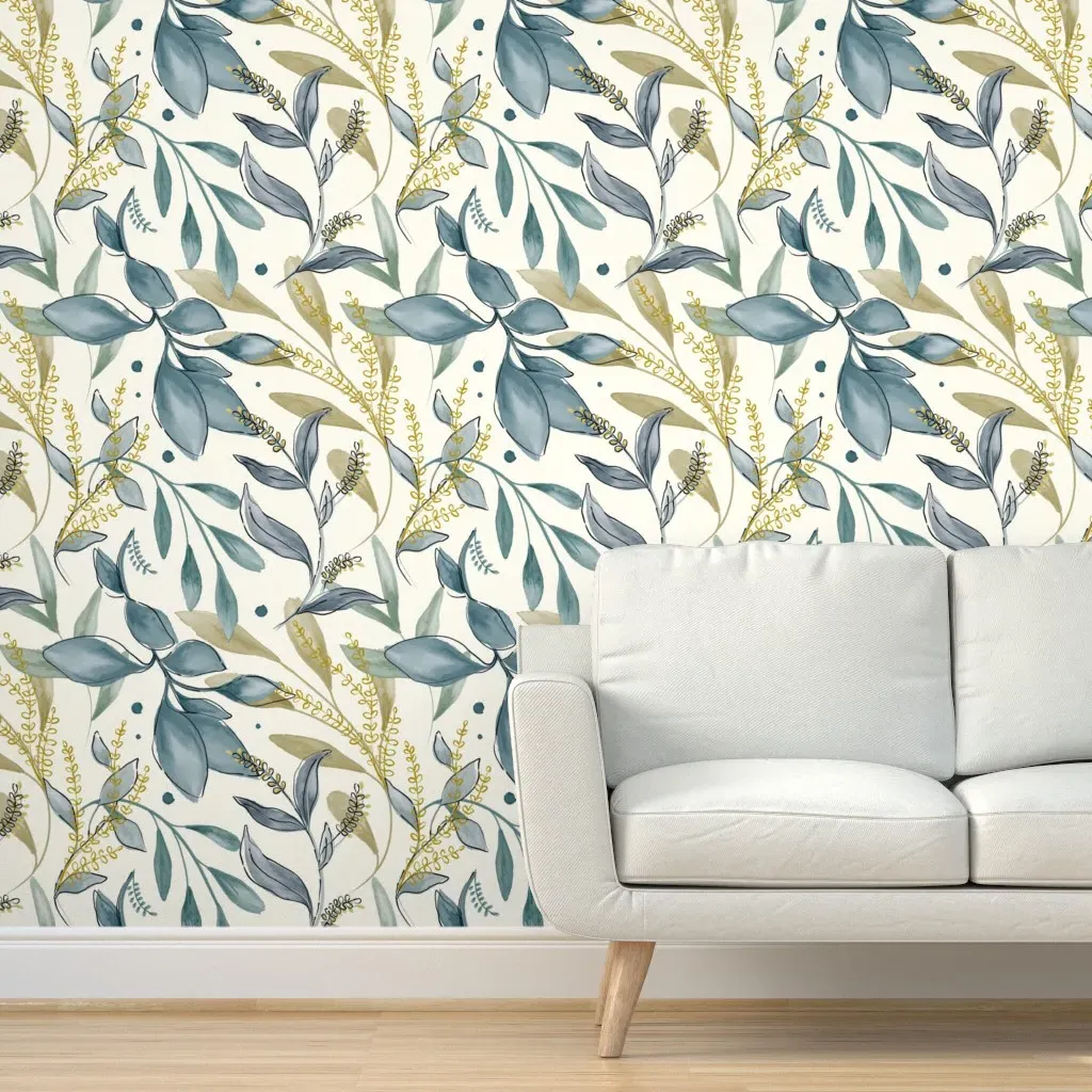 Peel and Stick Removable Wallpaper - Dusty Blue product