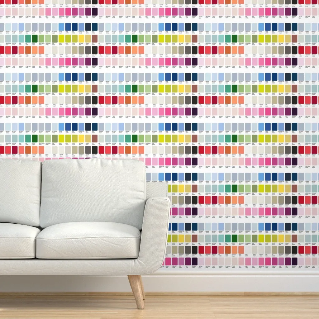 Peel and Stick Removable Wallpaper - Gray, Green, Red product