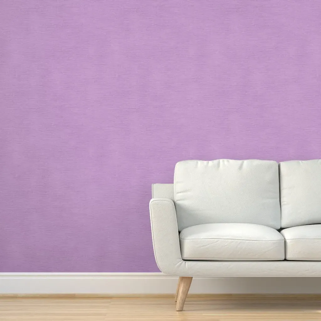 Peel and Stick Removable Wallpaper - Lavender, Linen Texture product