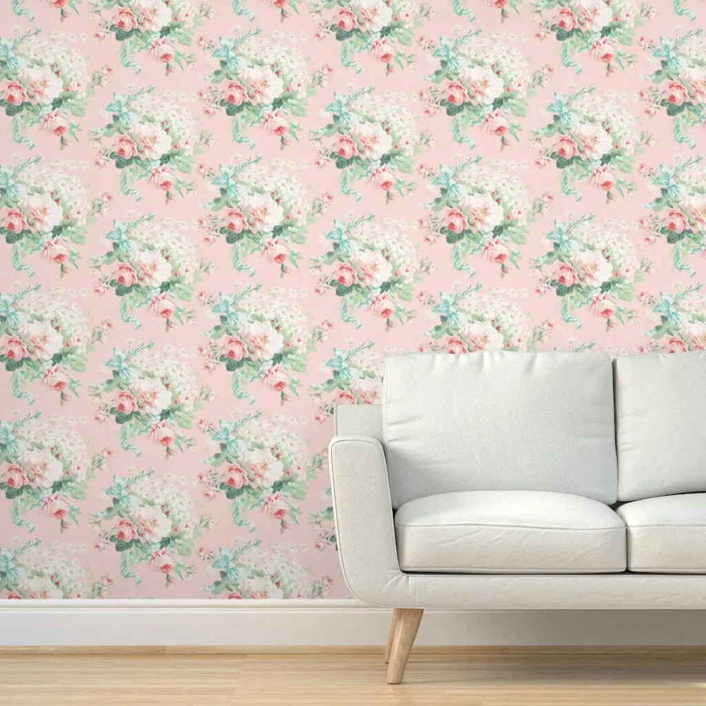 Peel and Stick Removable Wallpaper - Pink product