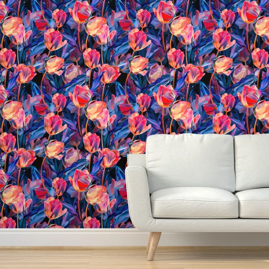 Peel and Stick Removable Wallpaper - Pink-Red product