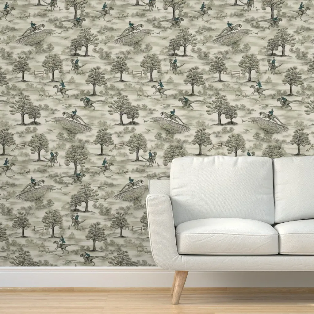 Peel and Stick Removable Wallpaper Teal - Beige product