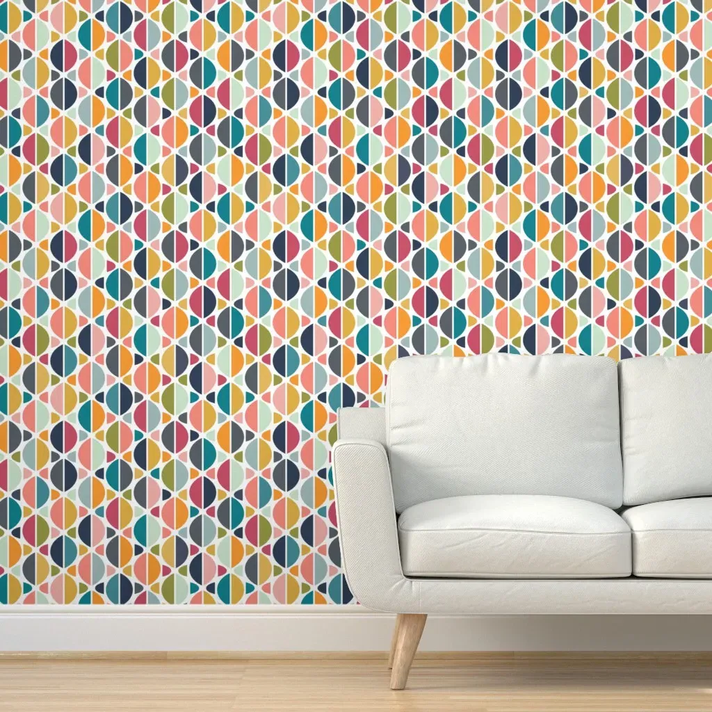 Peel and Stick Removable Wallpaper - Teal product