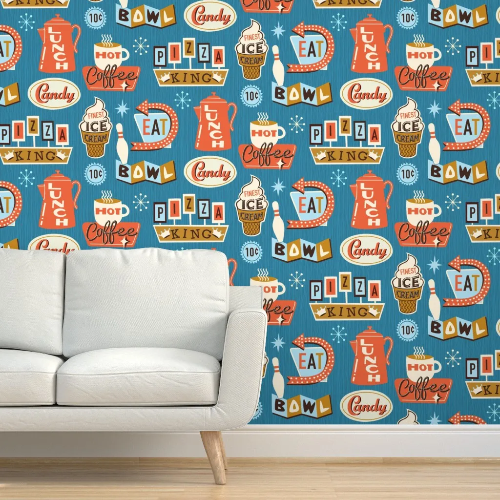Peel and Stick Removable Wallpaper - Teal product