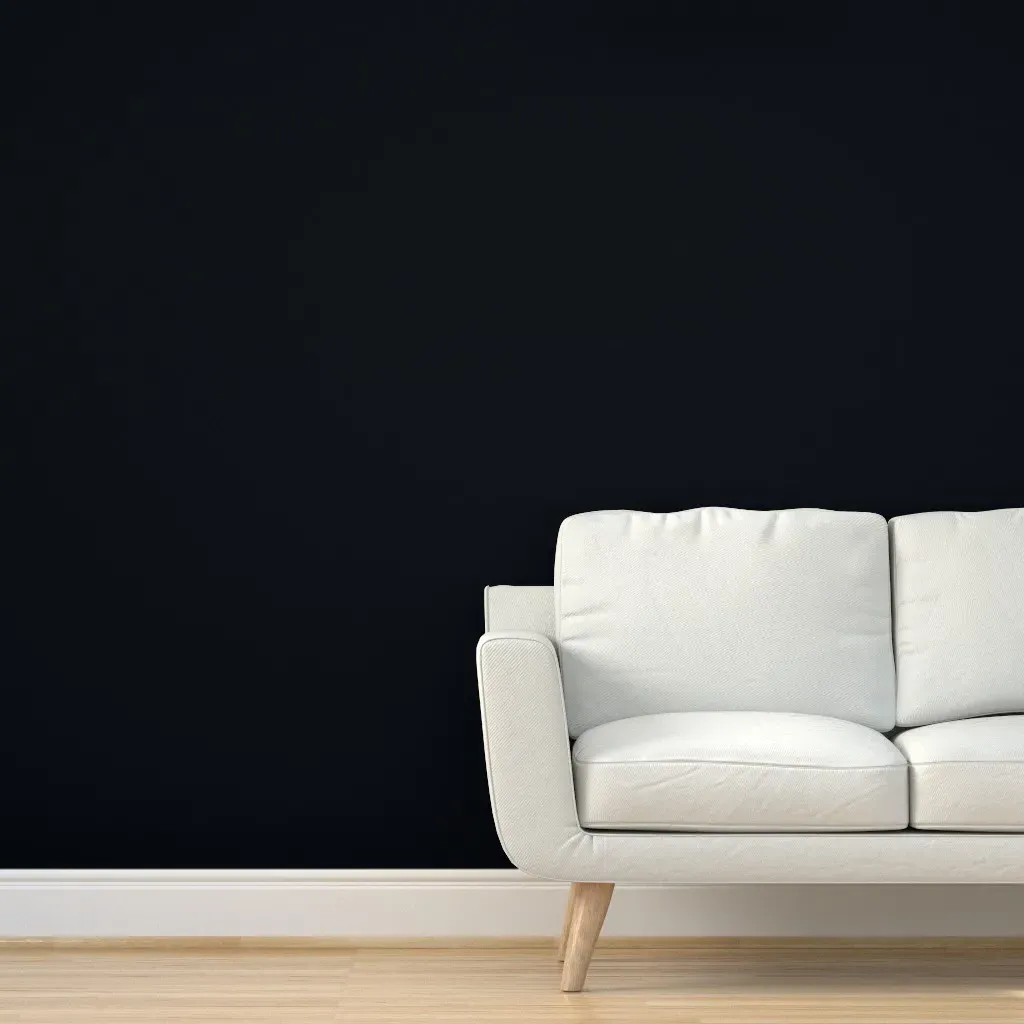 Peel and Stick Solid Plain Wallpaper - Black product