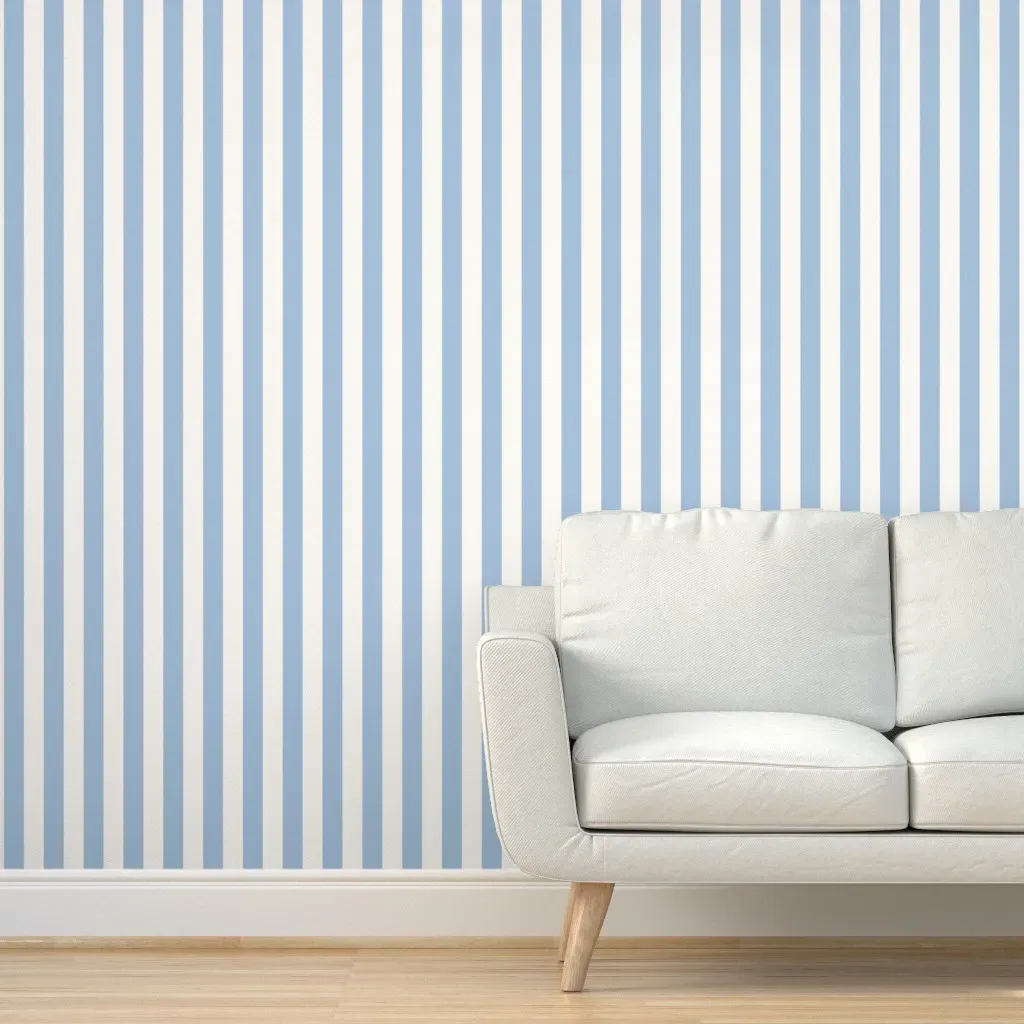 Peel and Stick Stripe Wallpaper - Light Blue product