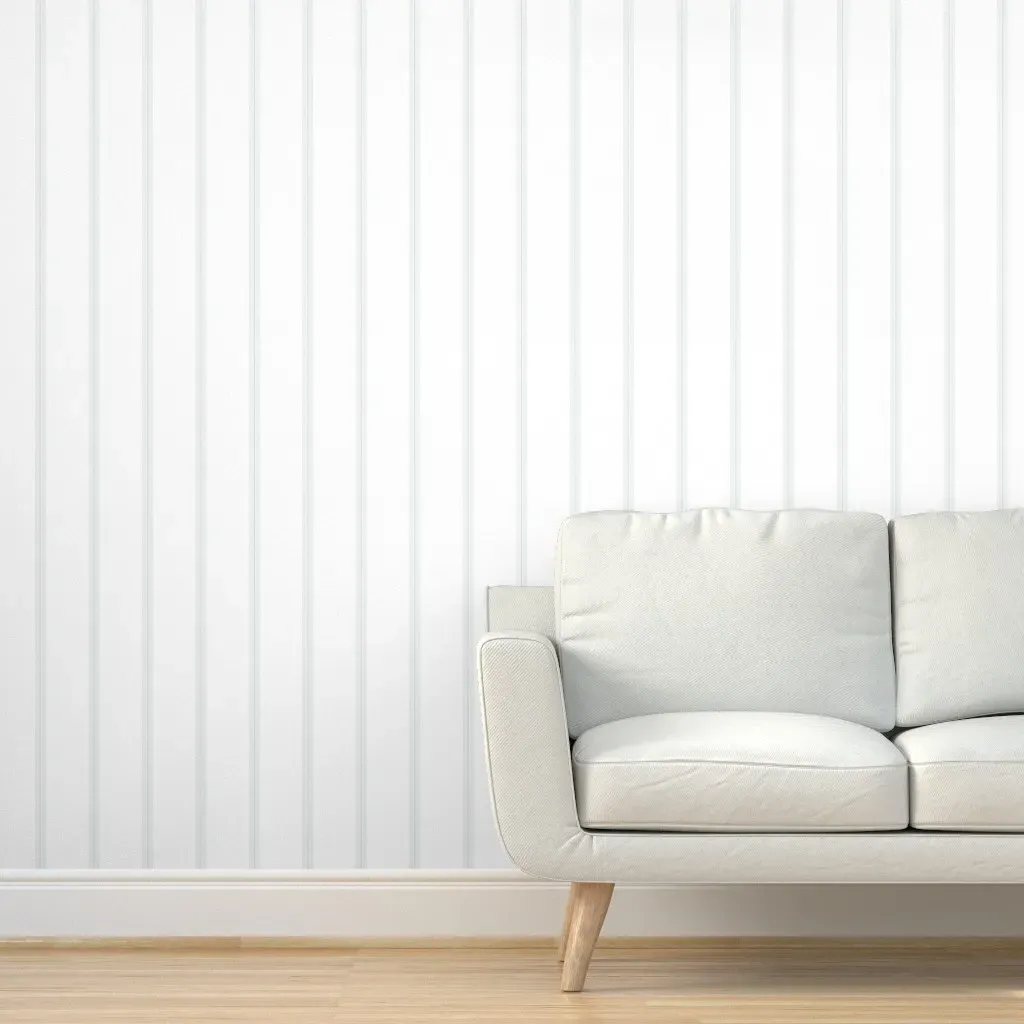 Peel and Stick Stripe Wallpaper - White product