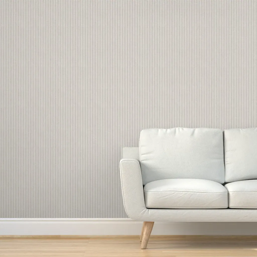 Peel and Stick Textured Stripe Wallpaper - Off-White product
