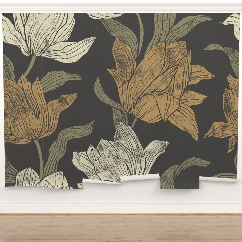 Peel and Stick Tulips Wall Mural product