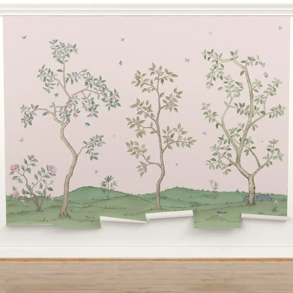 Peel and Stick Wall Mural - Pink Cherry Blossom product