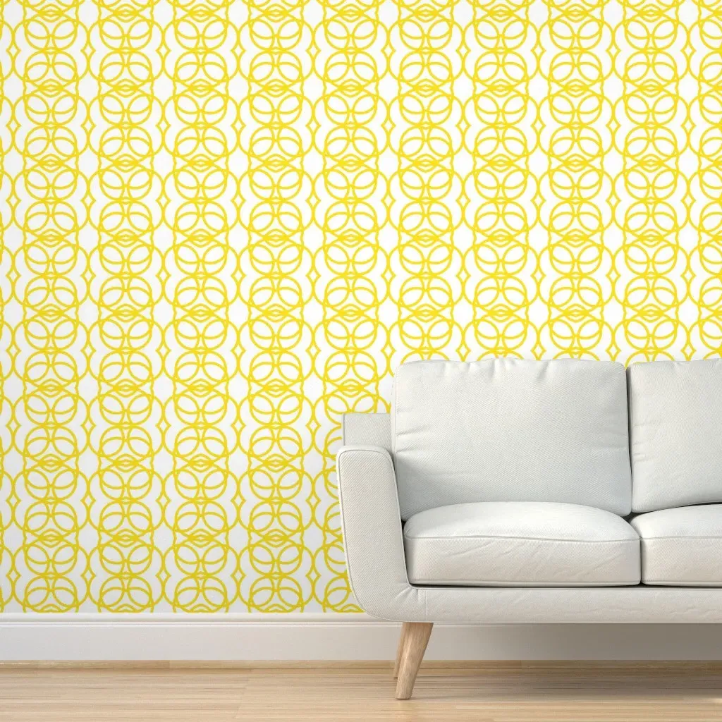 Peel and Stick Wallpaper Circles - Yellow product