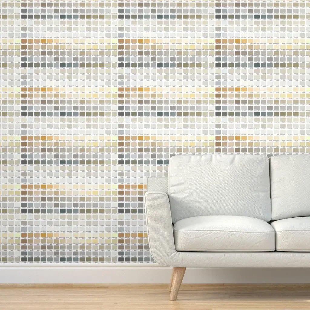 Peel and Stick Wallpaper Color Chart - Beige, Cream product