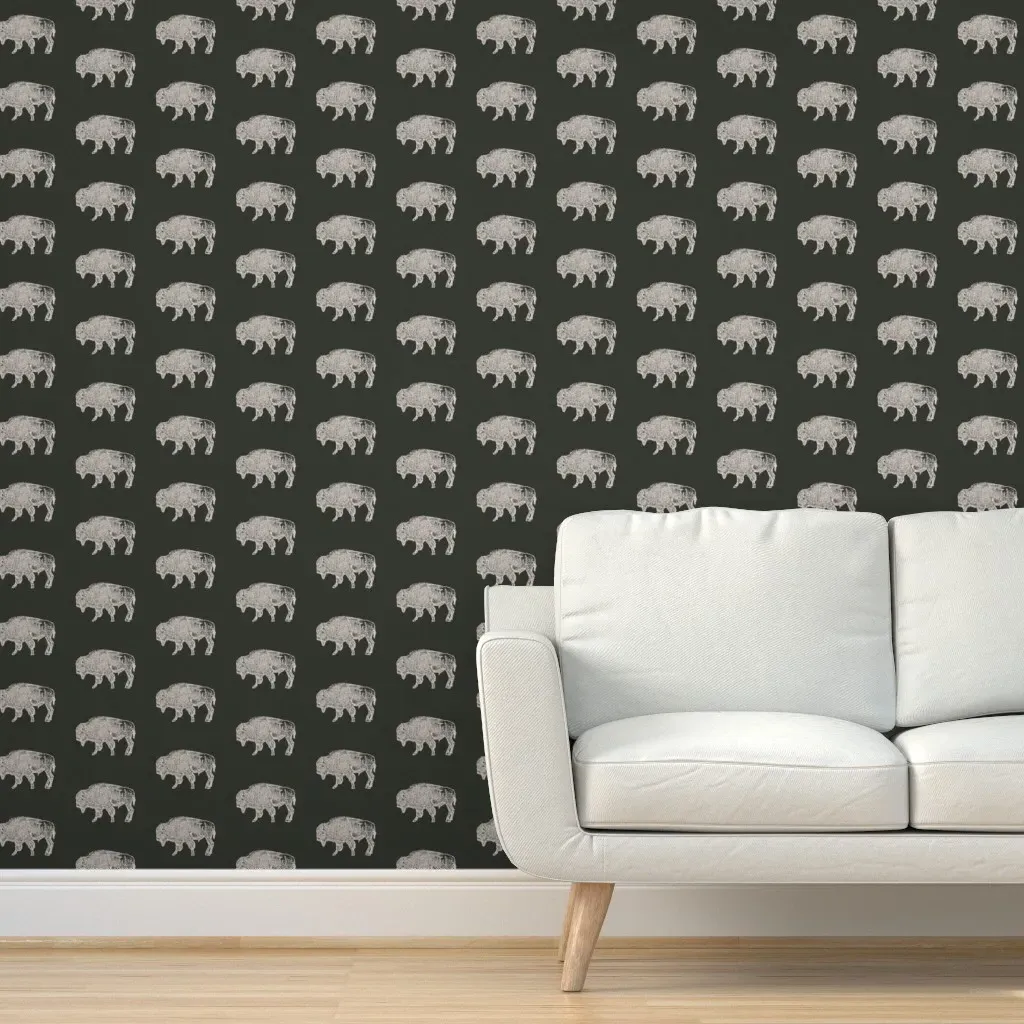 Peel and Stick Wallpaper Grey Green & Taupe - Beige product