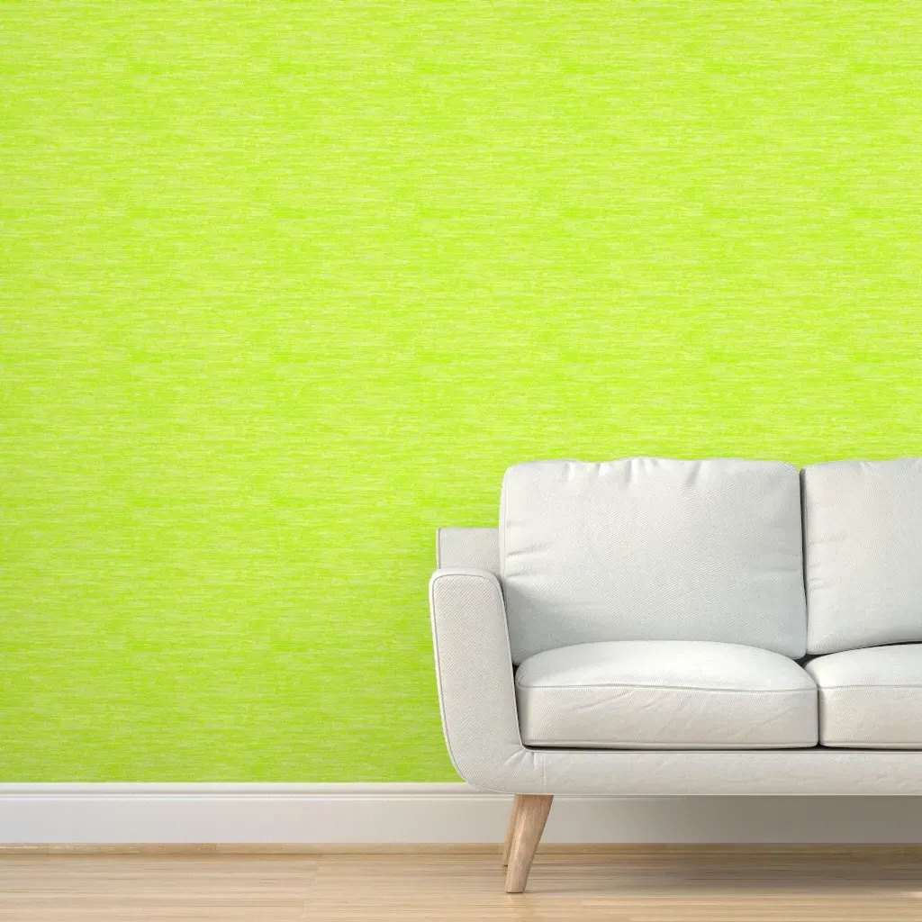 Peel and Stick Wallpaper Horizontal Natural Texture - Lime Green product