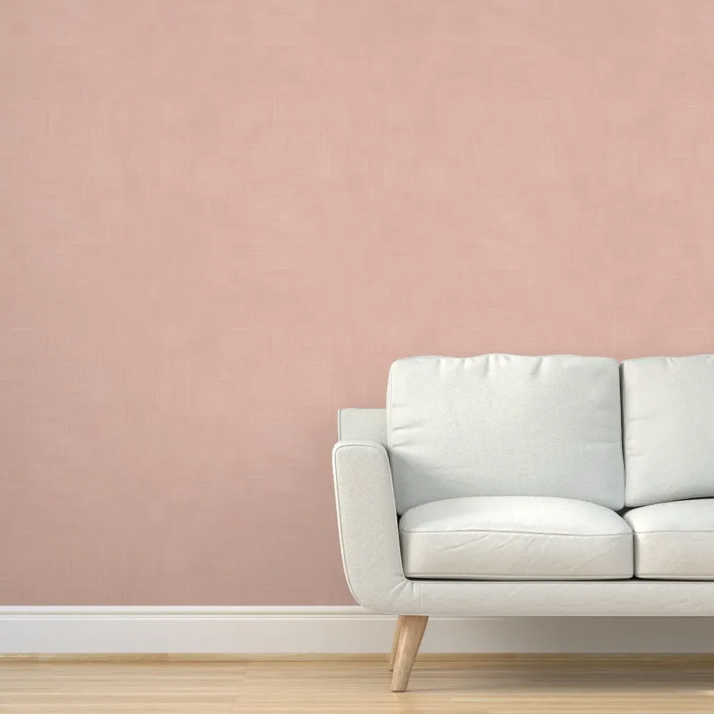 Peel and Stick Wallpaper Linen Texture - Light Peach product