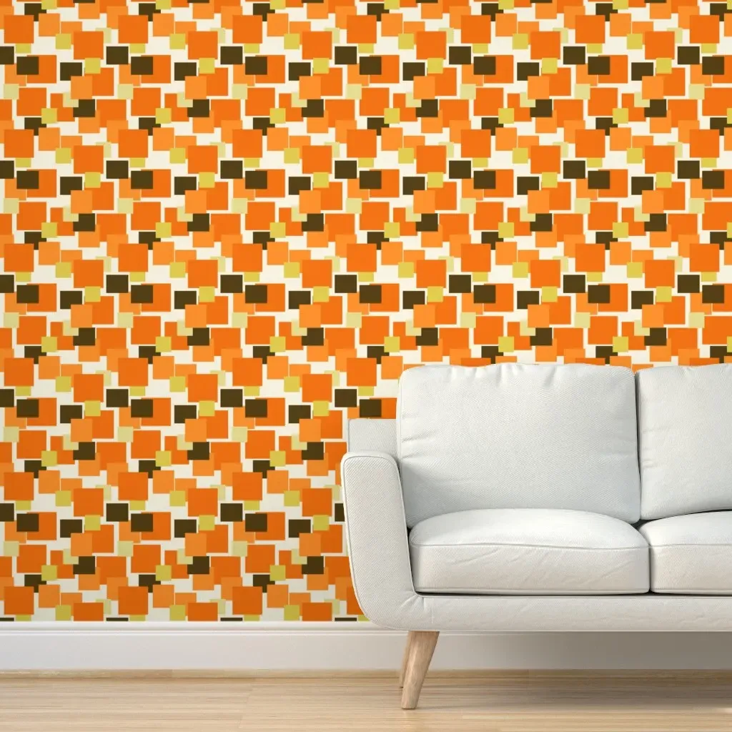 Peel and Stick Wallpaper Patch Removable - Orange product