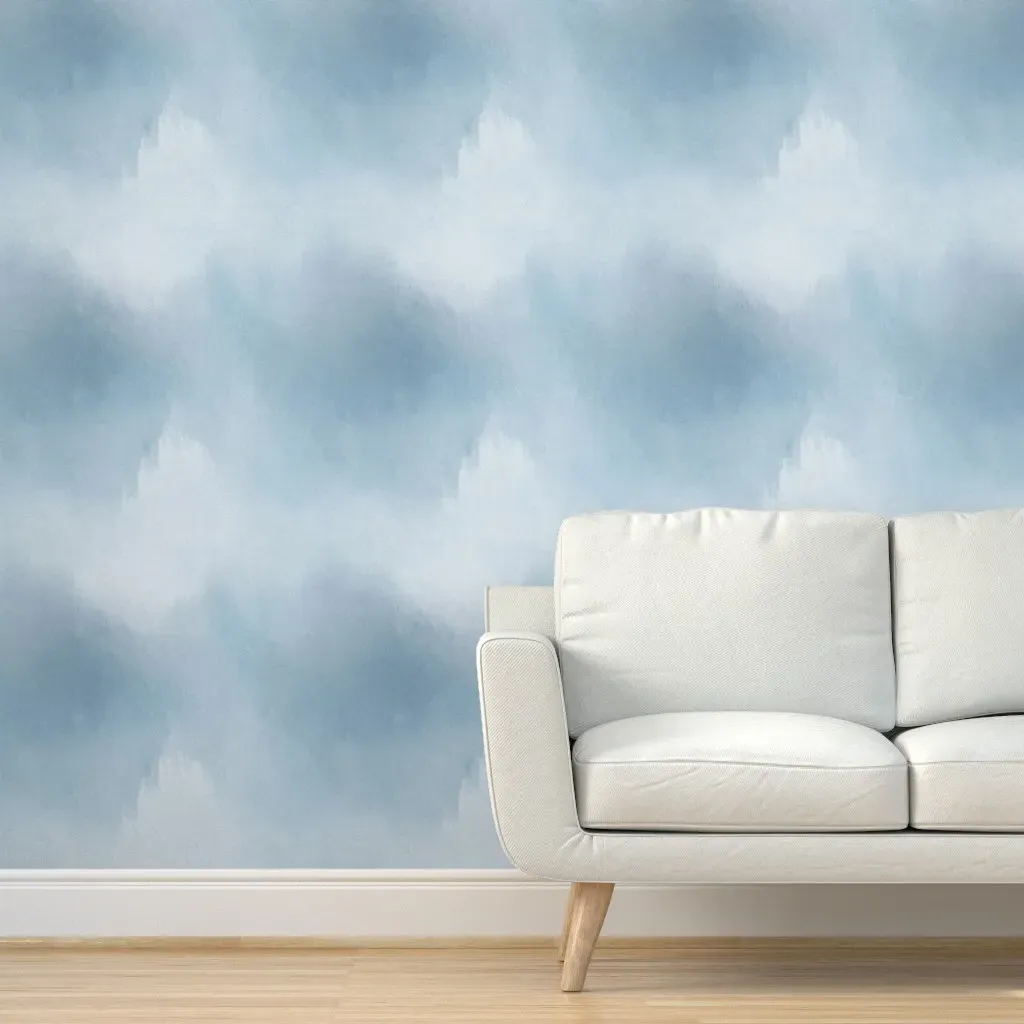 Peel and Stick Watercolor Wash Wallpaper - Blue product