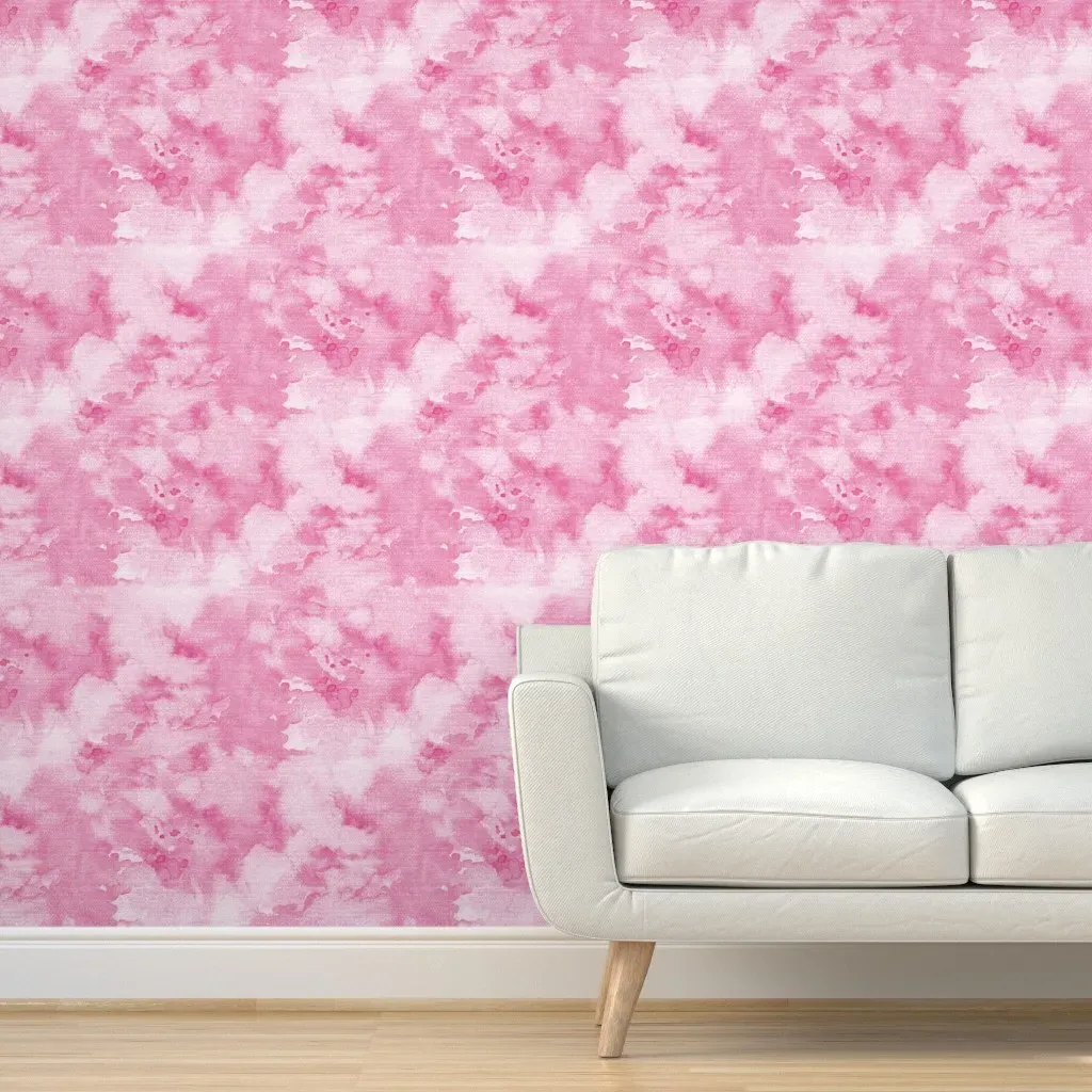 Peel and Stick Watercolour Wallpaper - Blush Pink product