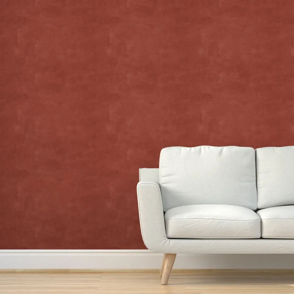 Peel and Stick Western Leather Texture Wallpaper - Terracotta product