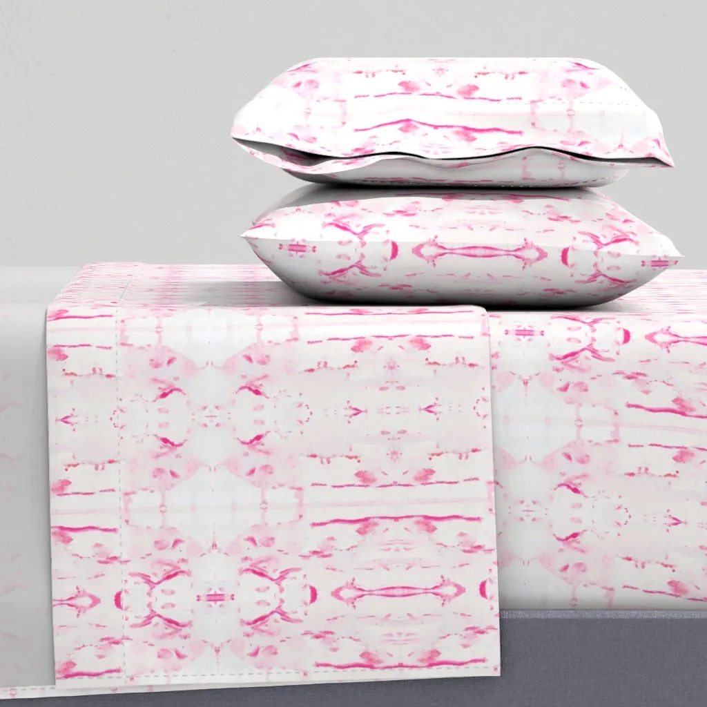 Peony Service King Size Sheet Set - Pink product