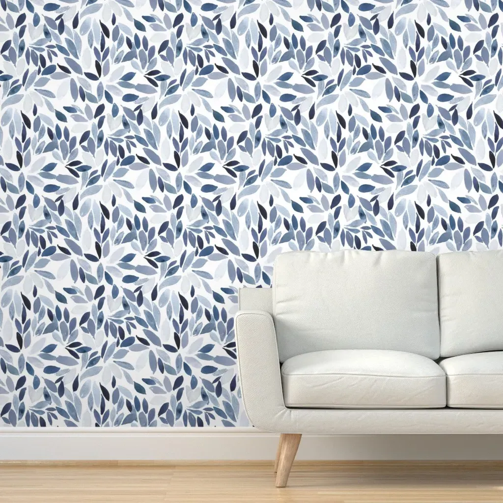 Petal Prism Peel and Stick Wallpaper - Blue product