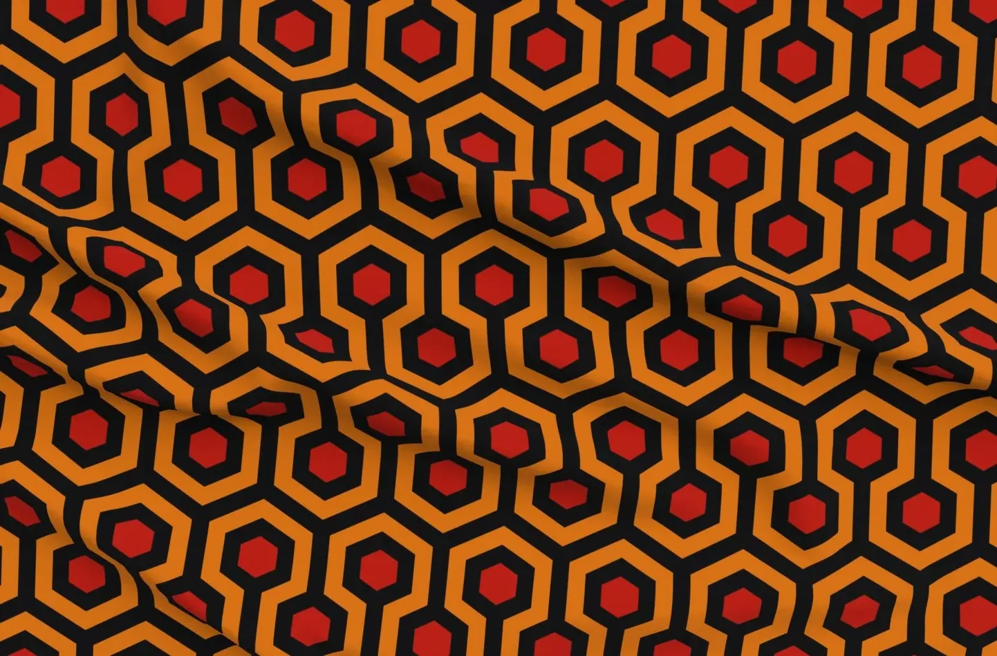 Petal Signature Cotton Quilting Hallway Carpet - Orange product
