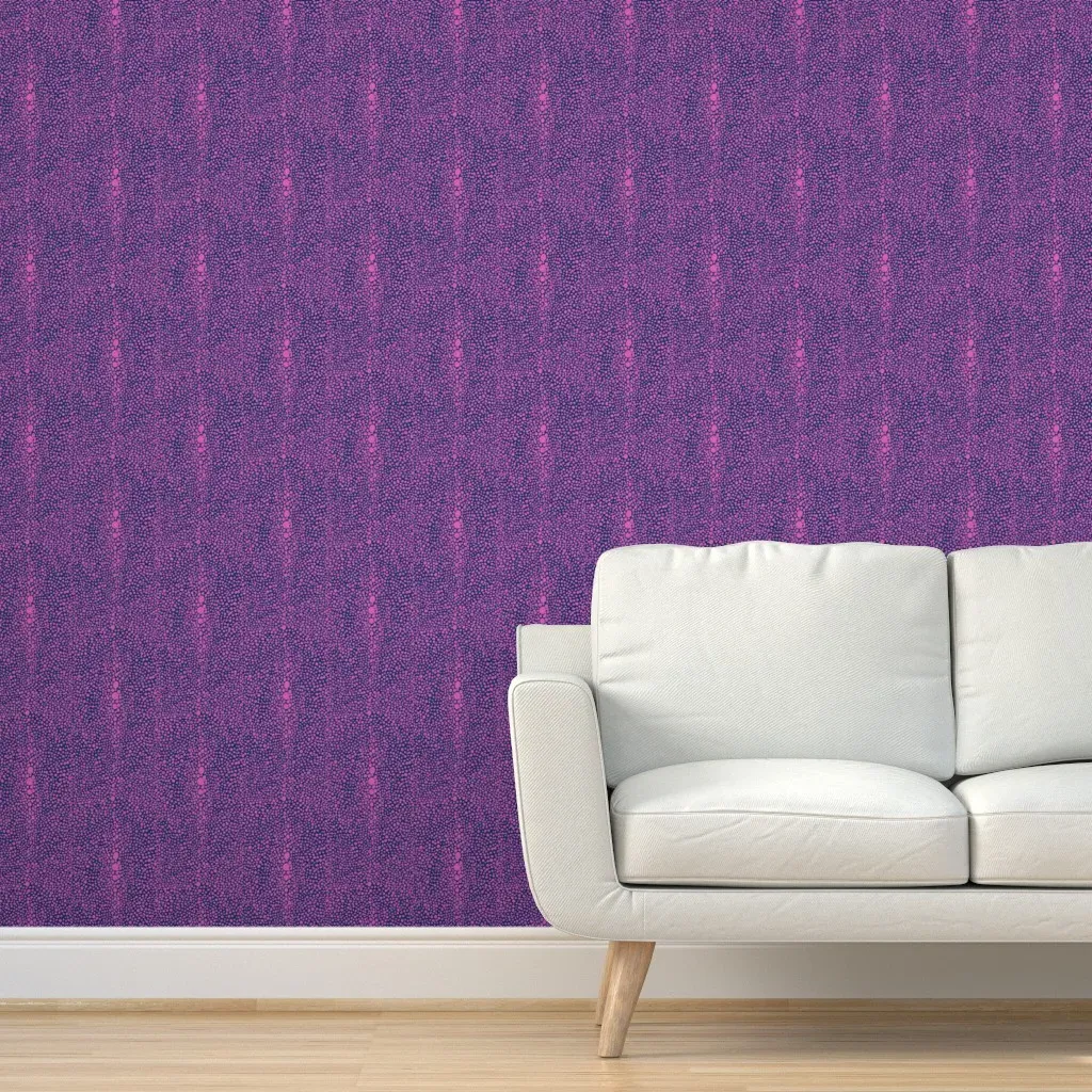 Petite Shagreen Peel and Stick Wallpaper - Magenta, Navy product