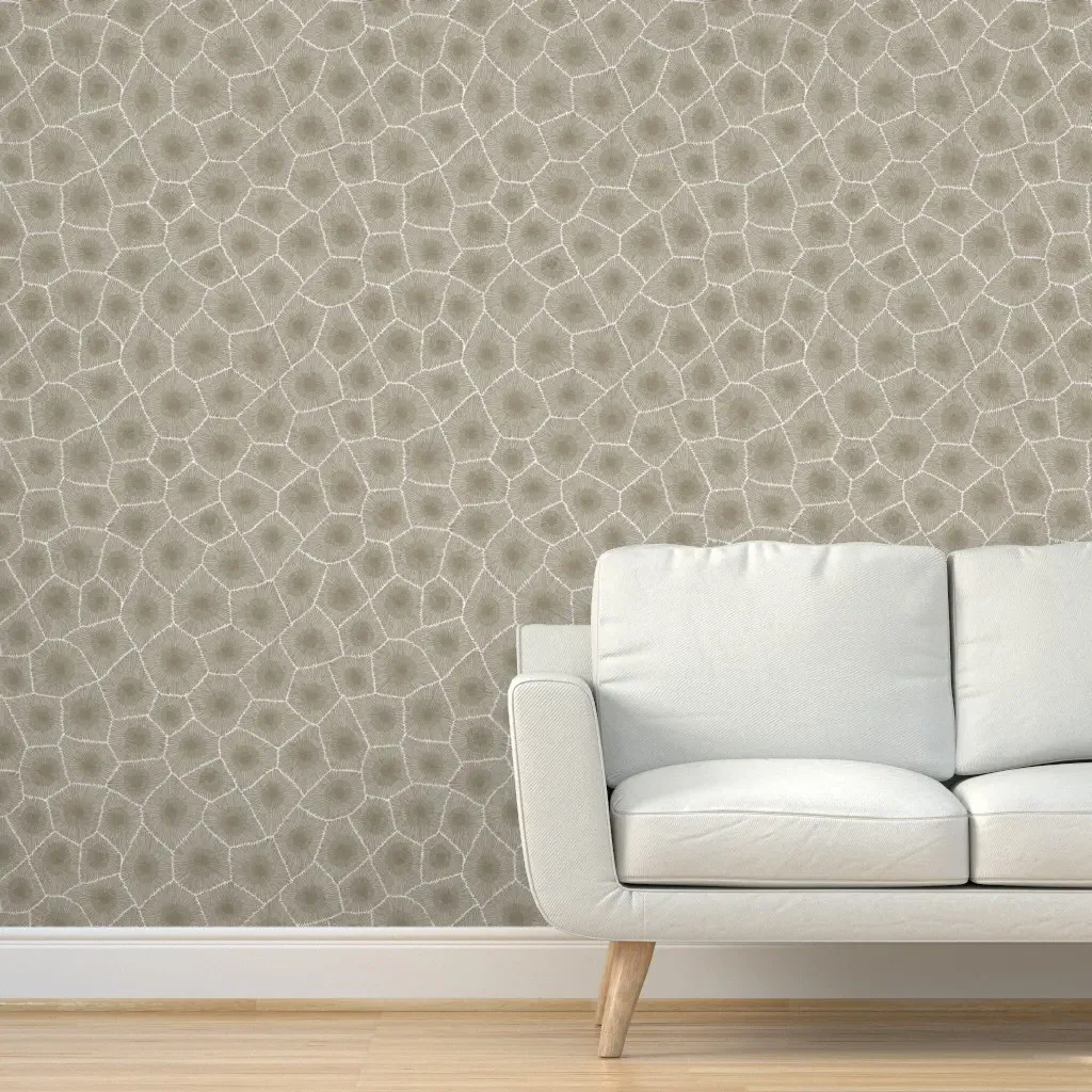 Petoskey Stone Peel and Stick Wallpaper - Bronze, Beige product