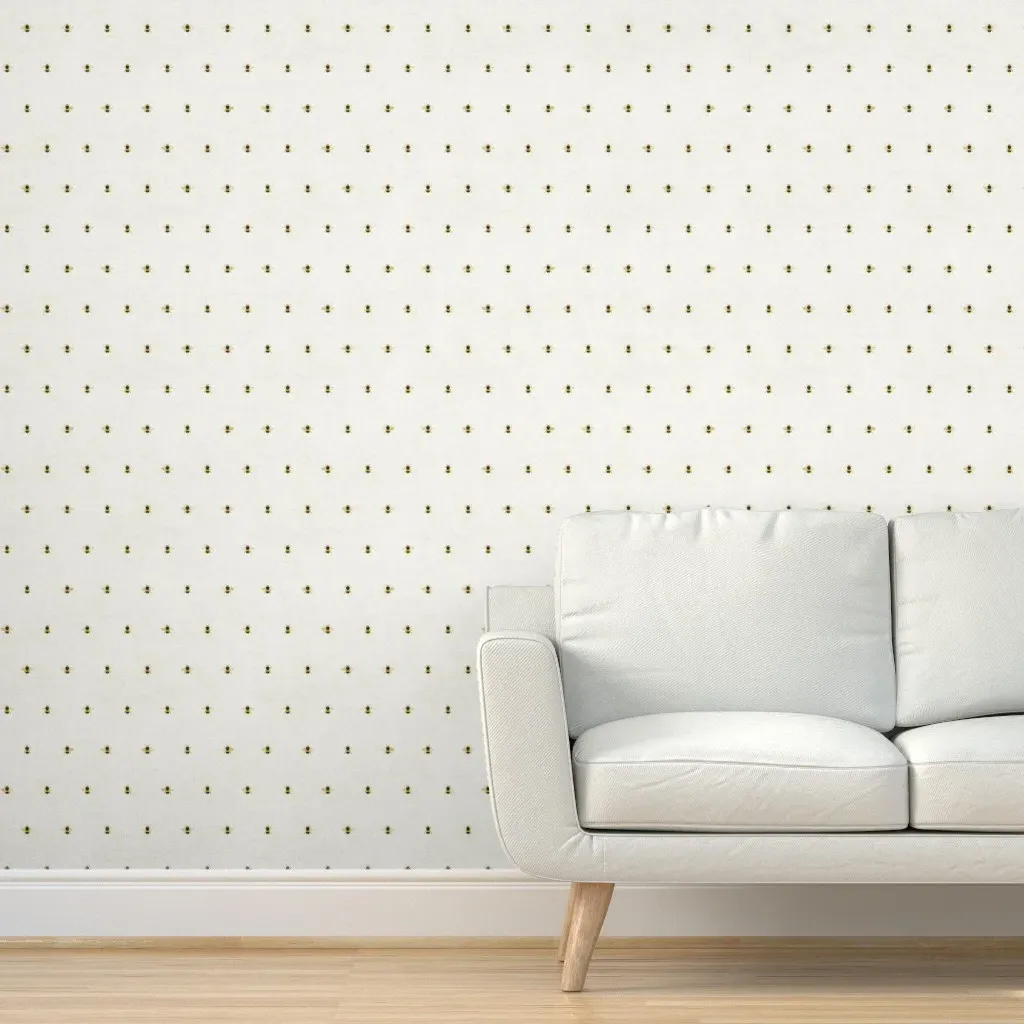 Petra Bee Peel and Stick Wallpaper - Beige, Gold product