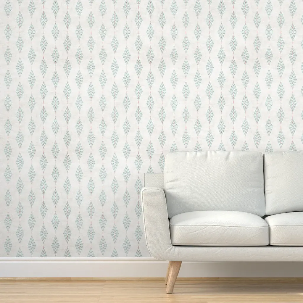 Petra Diamond Peel and Stick Wallpaper - Teal product
