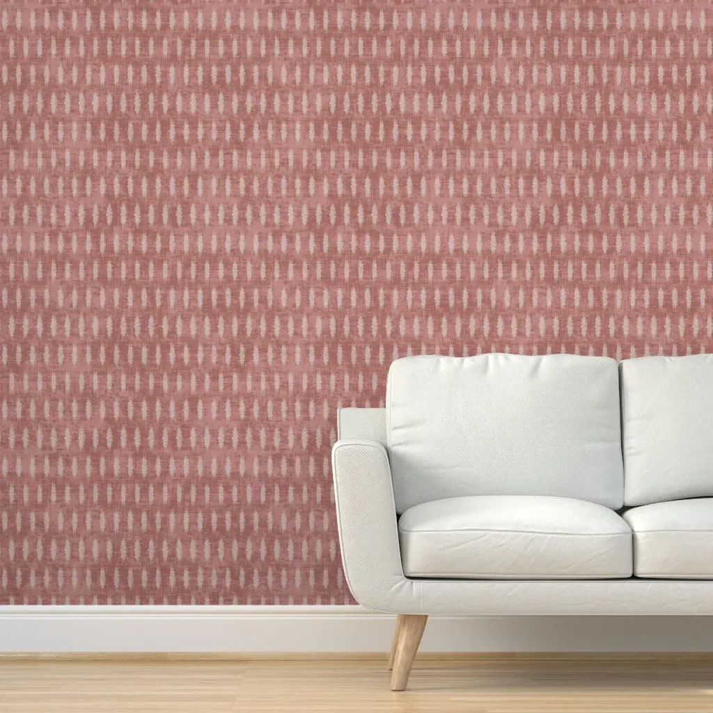 Petra Marsala Peel and Stick Wallpaper - Dusty Rose product
