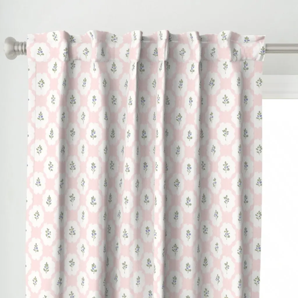 Picked Me A Plum Darker Curtain Panel - Pink alternate view
