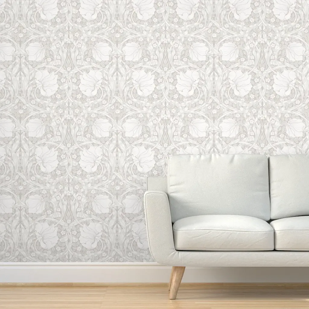 Pimpernel Arts & Crafts Peel and Stick Wallpaper - Vintage White product