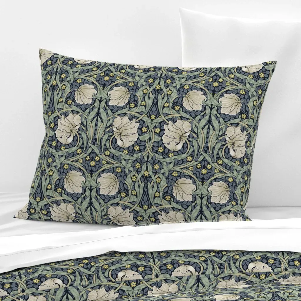 Pimpernel Arts & Crafts Revival Standard Knife Edge Pillow - Cream, Cotton Sateen product