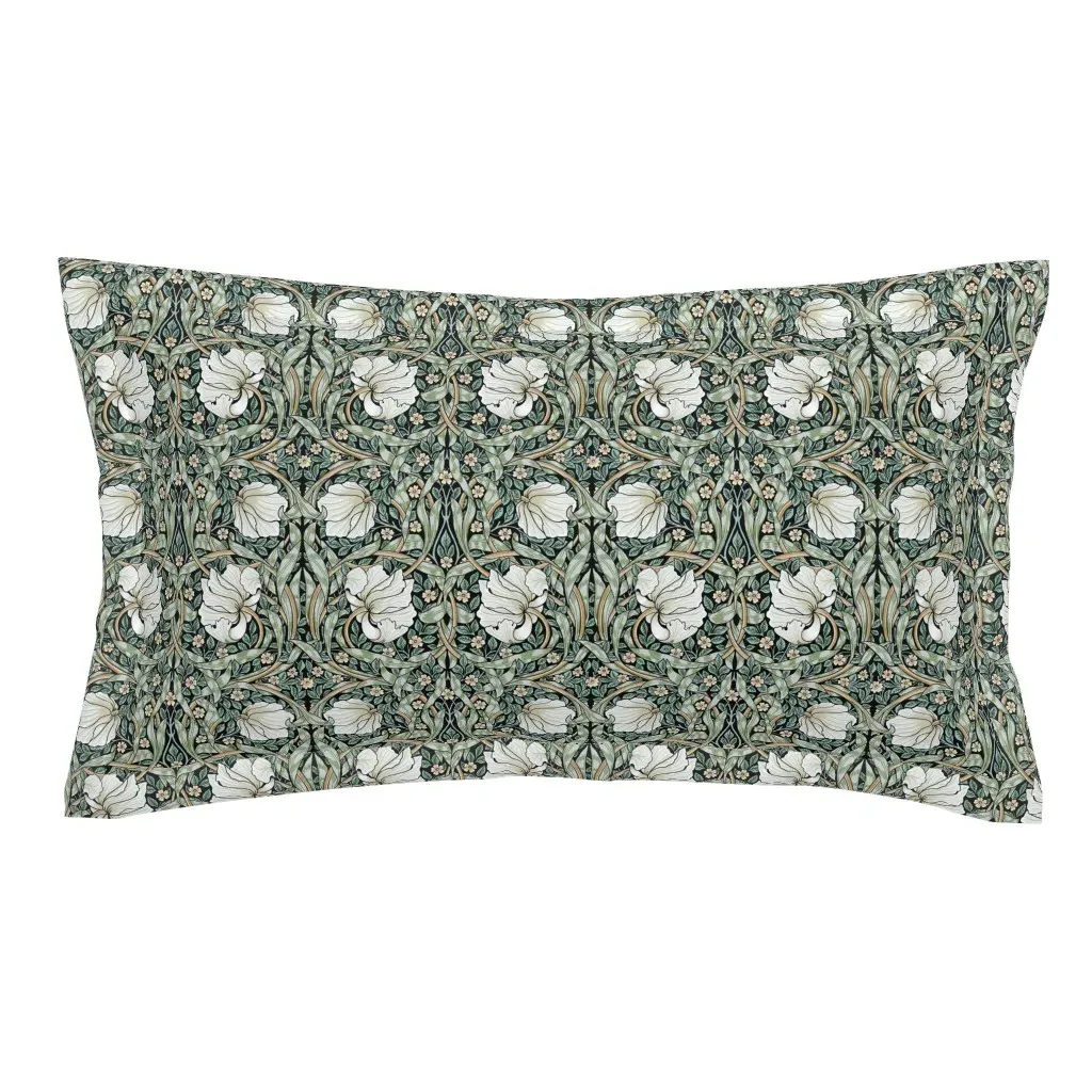 Pimpernel In Avalon William Morris King Pillow Sham - White product