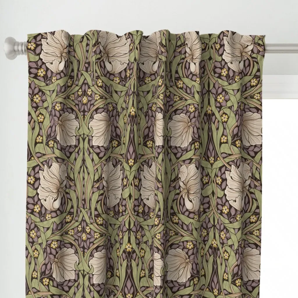 Pimpernel In Summer Curtain Panel - Beige alternate view