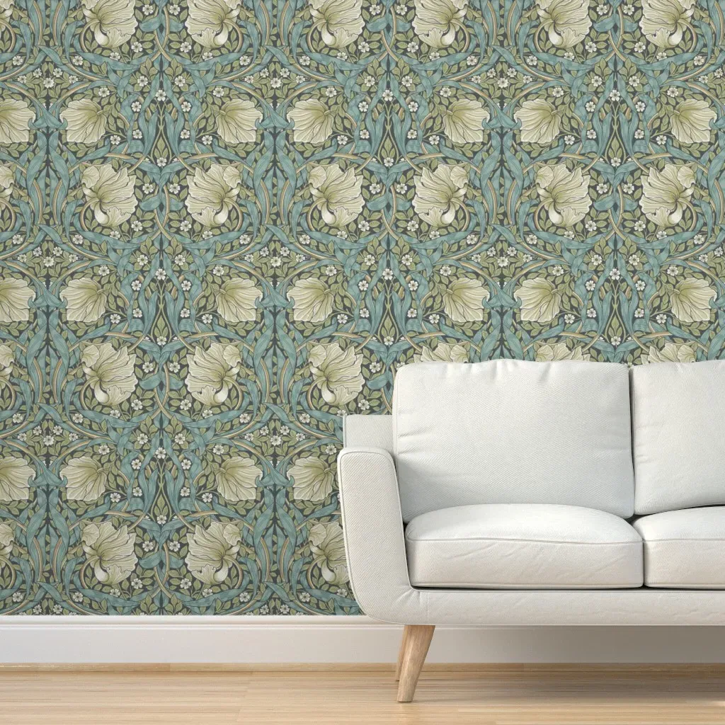 Pimpernel Peel and Stick Wallpaper - Pale Green product