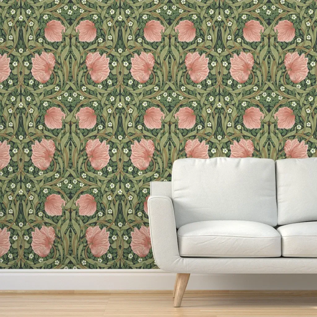 Pimpernel Peel and Stick Wallpaper Removable - Pink product