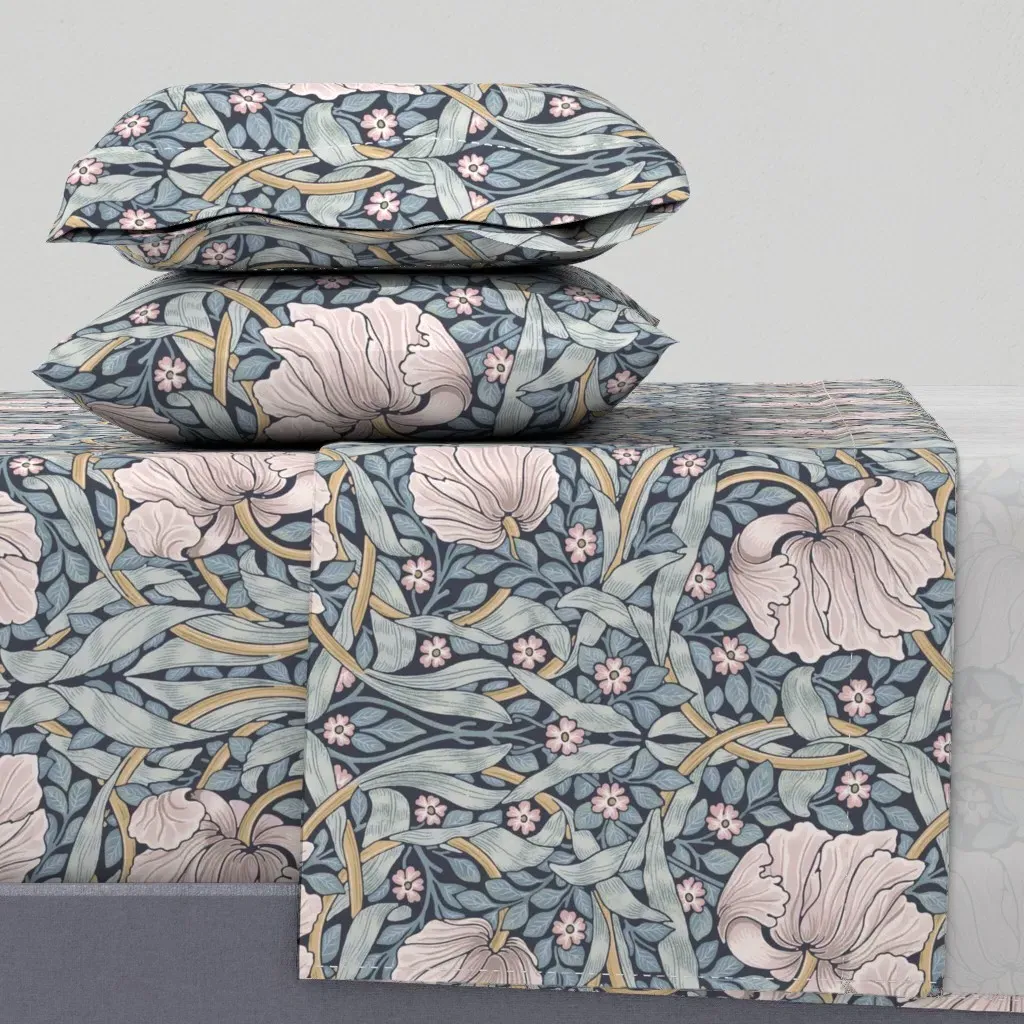 Pimpernel W. Morris Revival Full Sheet Set - Dusty Rose product